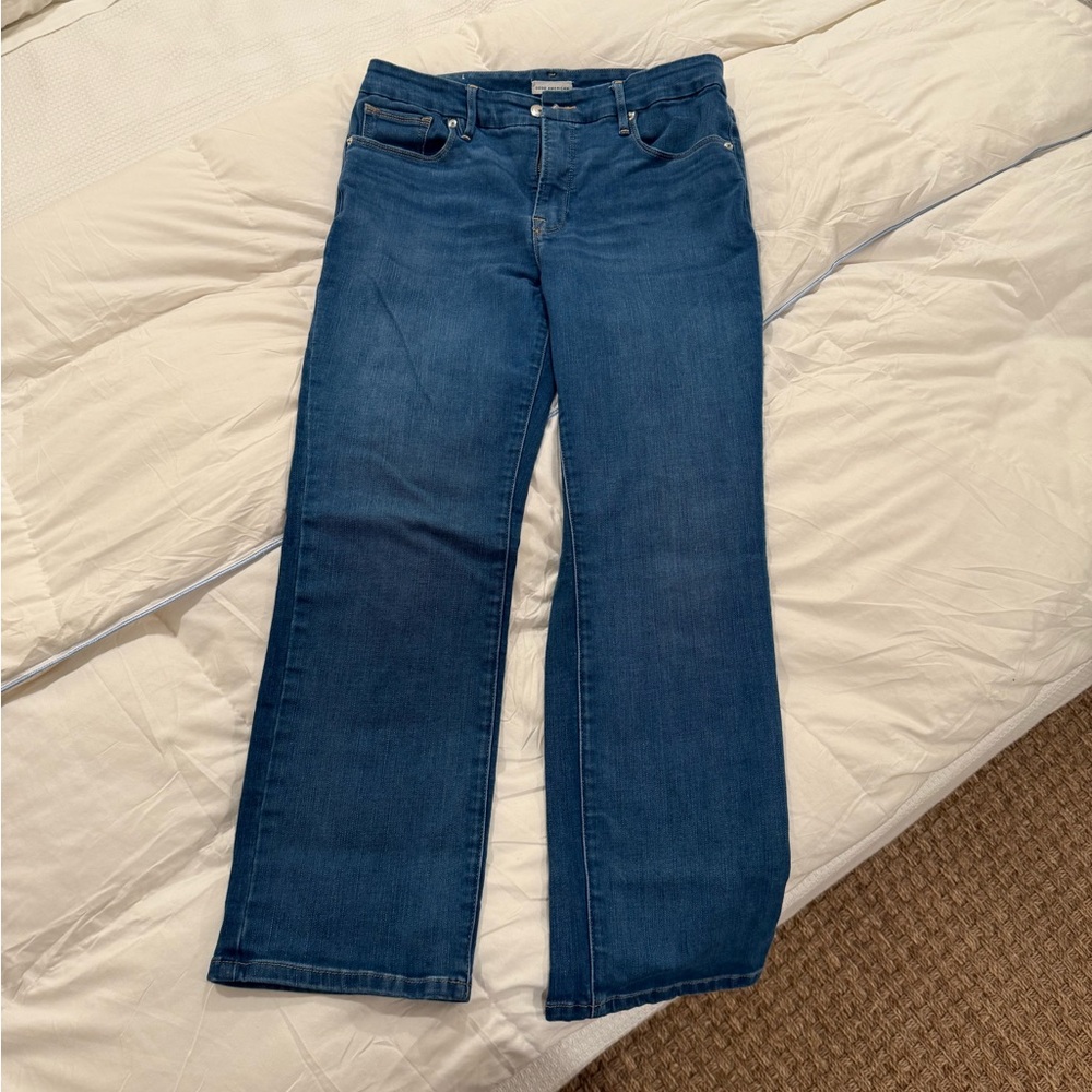 Good American Straight Leg Jeans